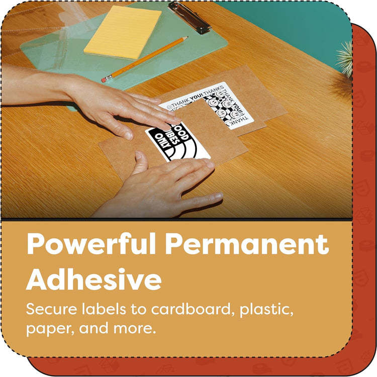 Aegis Adhesives - 1” X 1” Square Direct Thermal Multipurpose Labels for QR Codes, Perforated & Compatible with Zebra Desktop Printers - NOT Rollo Compatible (12 Rolls, 1375/Roll)