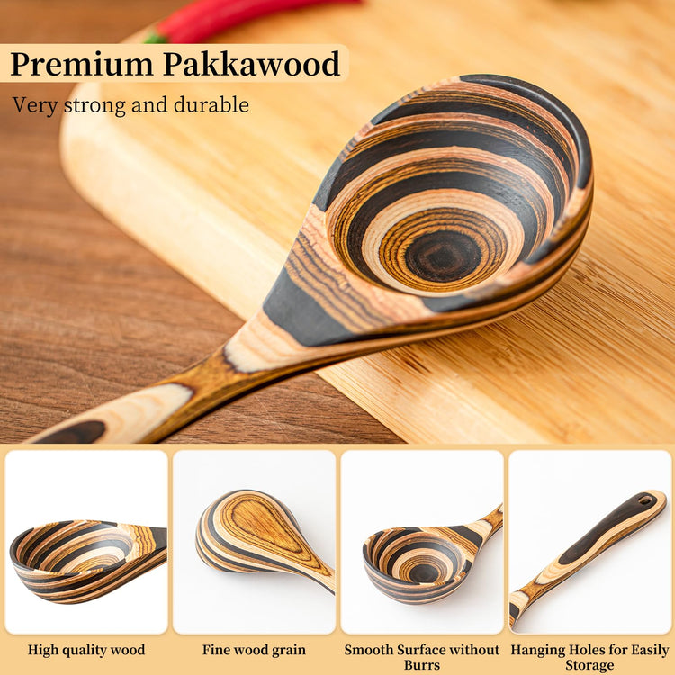 Pakkawood Deep Soup Ladles