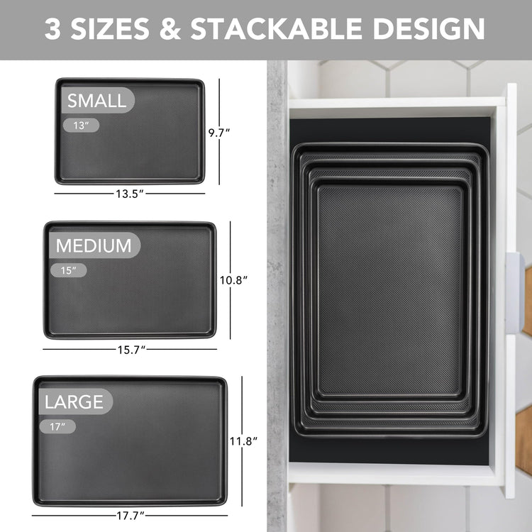 Baking Sheet Pan Set (3 Count)