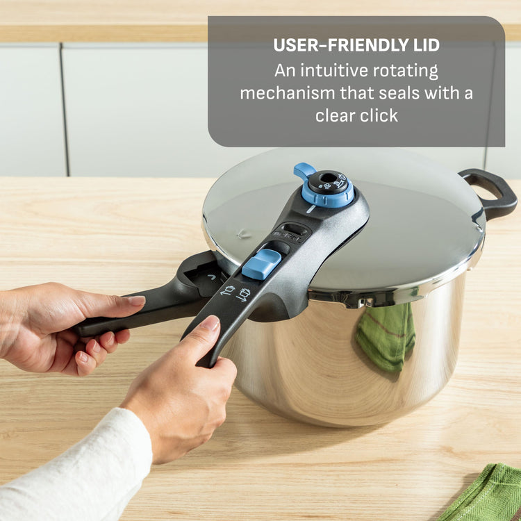 Secure Trendy Stainless Steel Pressure Cooker