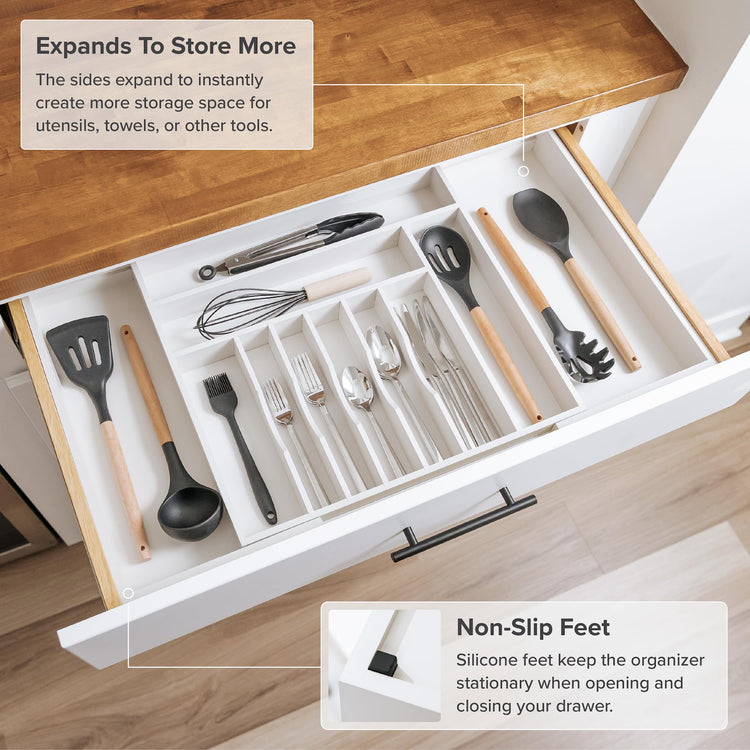 Silverware & Utensil Drawer Organizer