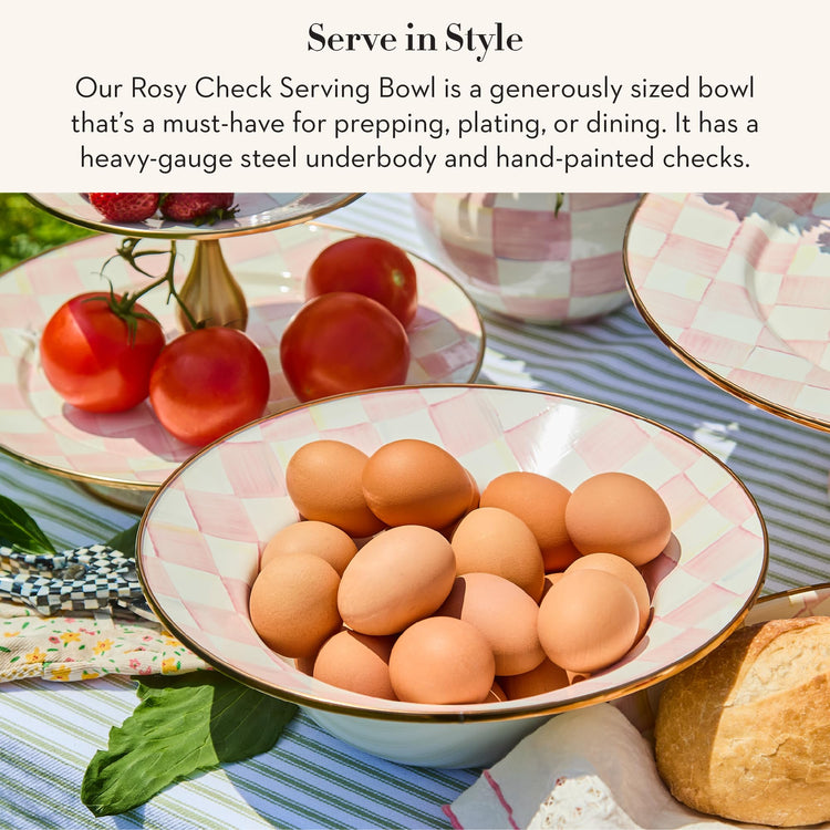 Enamel Serving Bowl