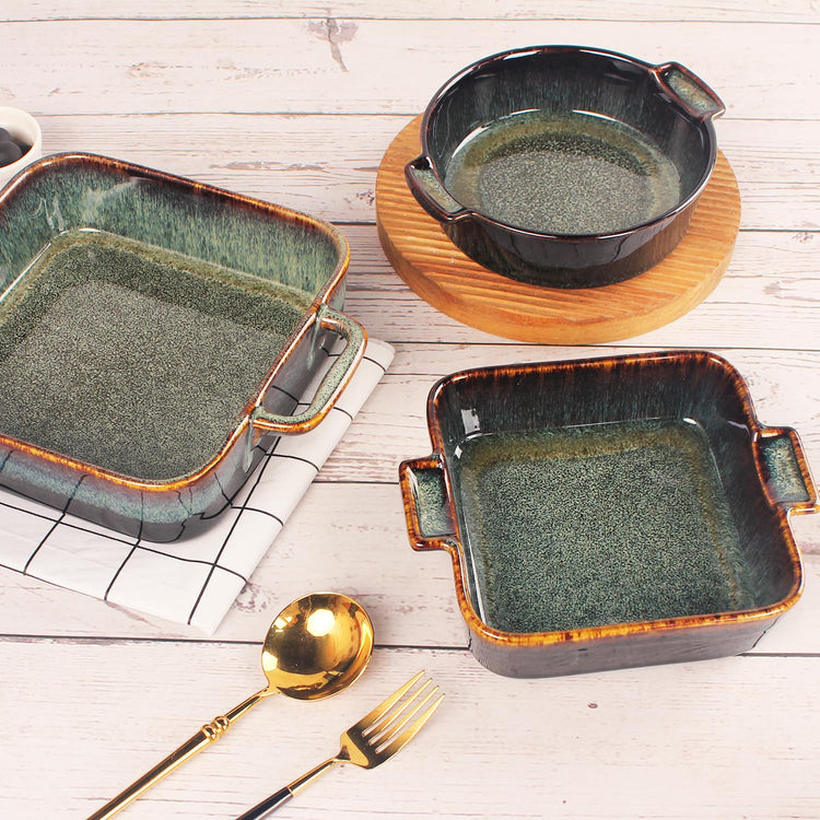 Ceramic Casserole Baking Dish (2 Count)