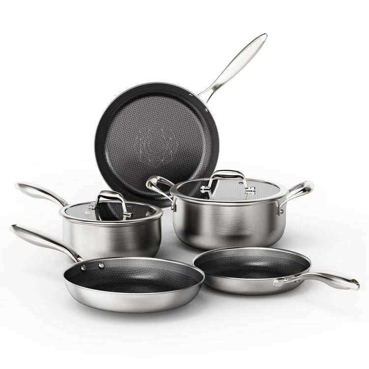 Hybrid Stainless Steel Cookware Set (5 Count)