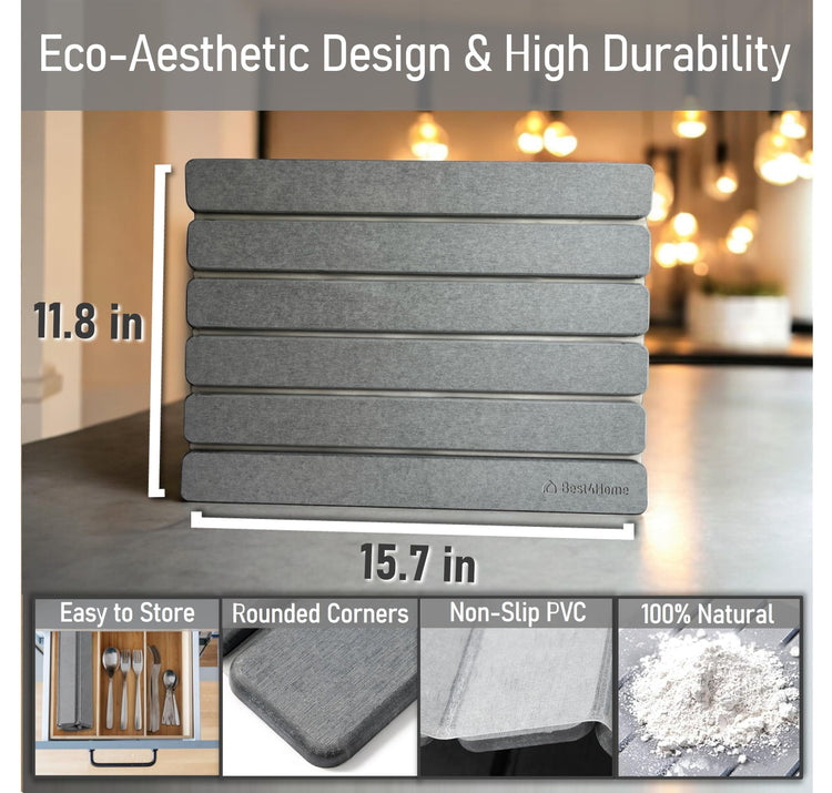 Stone Drying Mat for Kitchen Counter