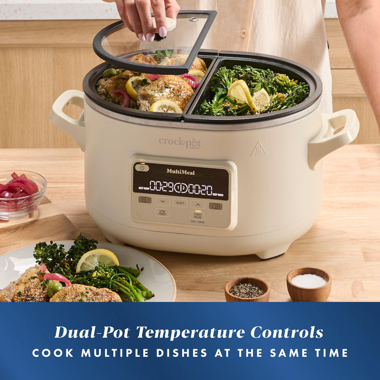 MultiMeal Multicooker and Programmable Slow Cooker with Bake Function