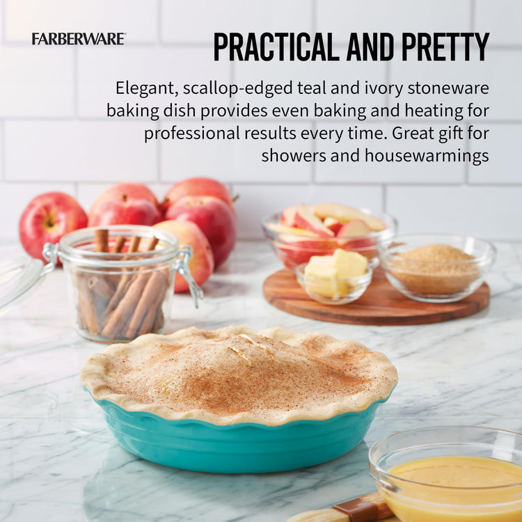 Bakers Advantage 10 Inch Ceramic Pie Dish