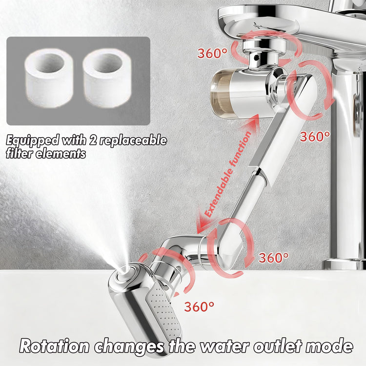1080° Swivel Faucet Extender