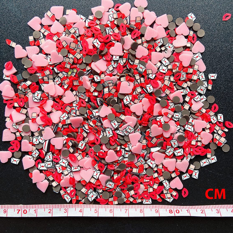 Fake Sprinkles Clay Sprinkles Polymer Clay Slices for Nail Art DIY Crafts Cake Phone Case