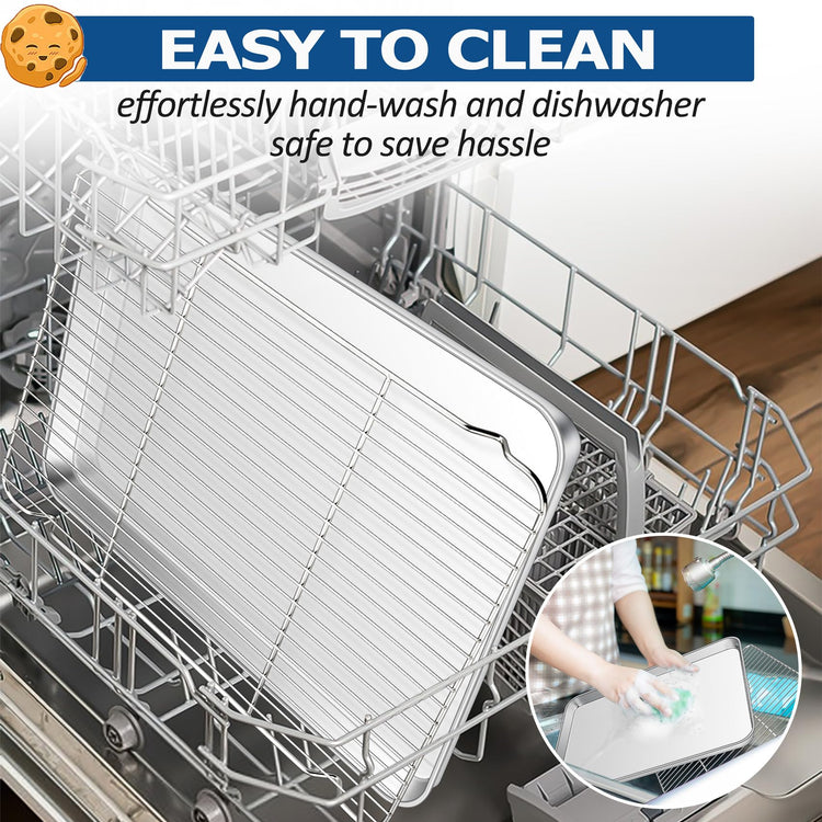 Baking Sheet with Cooling Rack Set (2 Count)