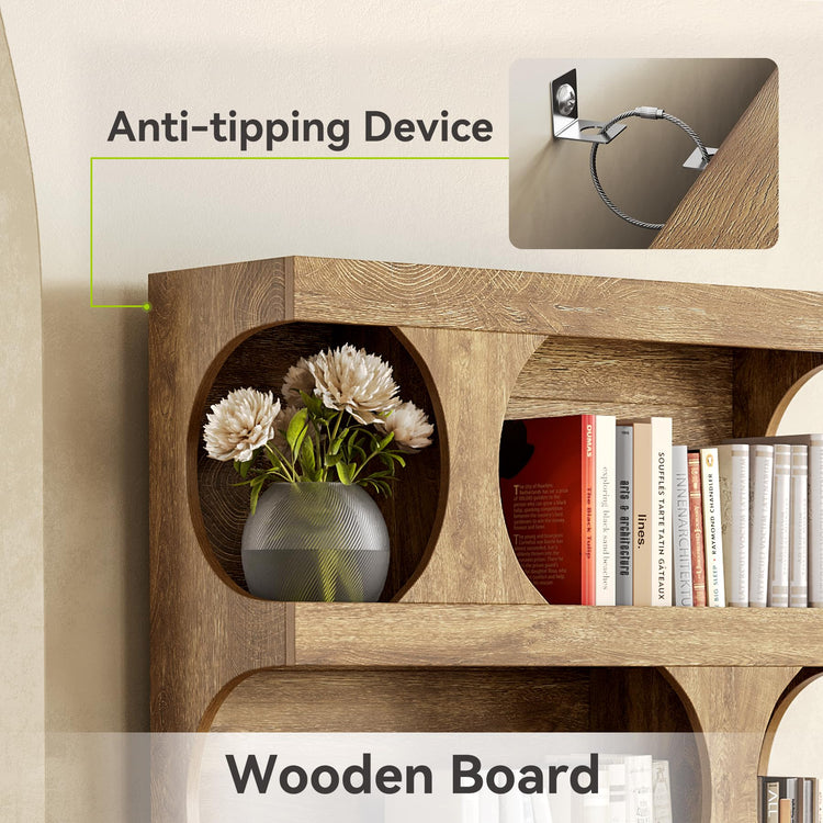 4 Tier Large Bookshelf Set 2 (2 Count)