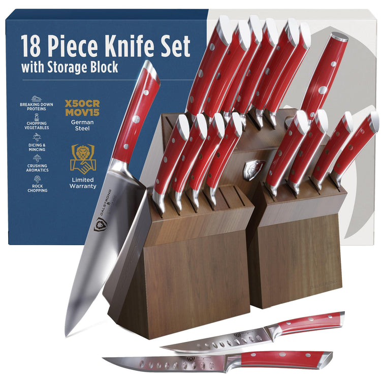 18 Pc Colossal Knife Block Set