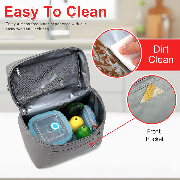 NOL 8L Insulated Lunch Bag for Women
