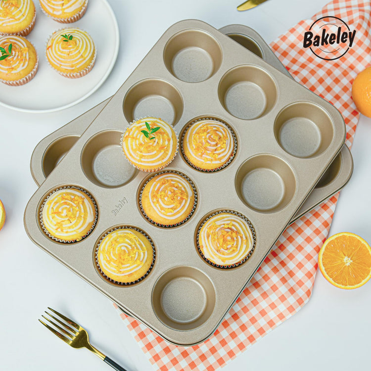 Nonstick 12 Cup Muffin Pan (2 Count)