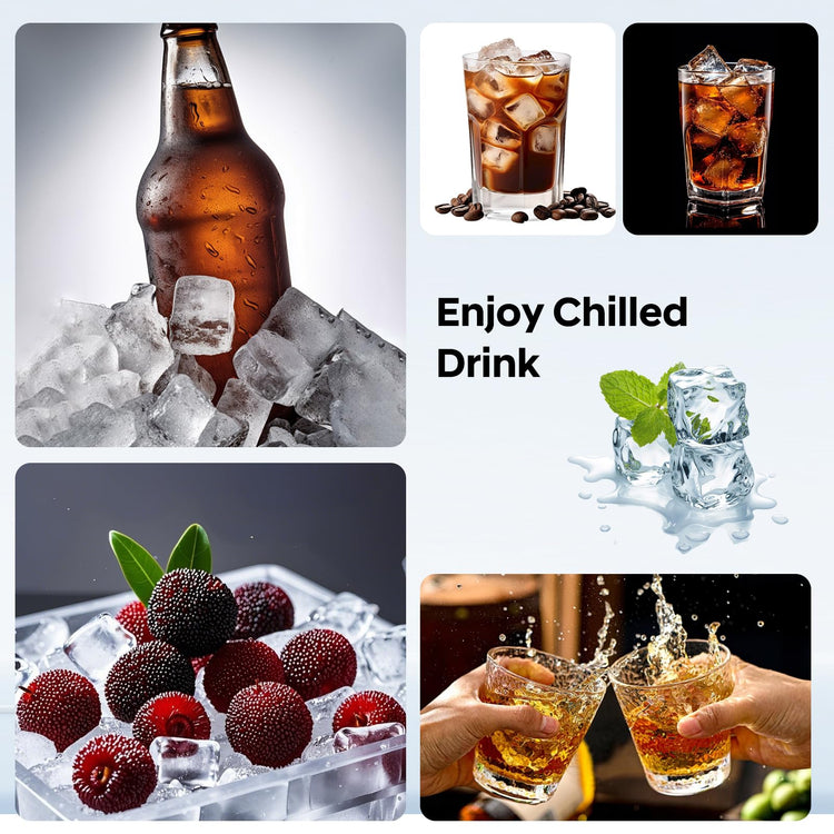 Silicone Ice Cube Tray 3 Pack (3 Count)