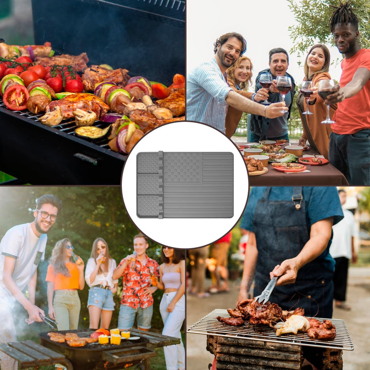 2 PCS Silicone Grill Mat Compatible with Blackstone (2 Count)