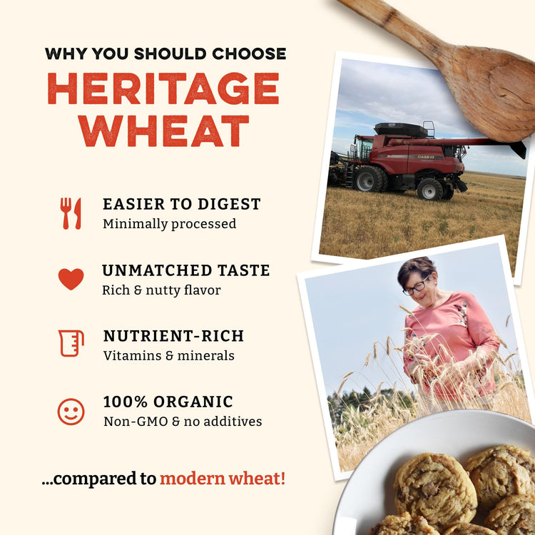 Heritage Organic White Flour (80 Ounce)