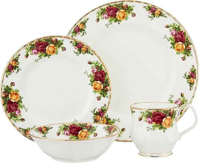 Royal Albert Old Country Roses 4-Piece Place Setting