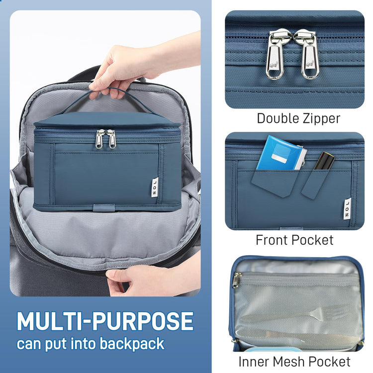 NOL Small Lunch Bag Mini Lunch Box Insulated Lunch Bag for Men