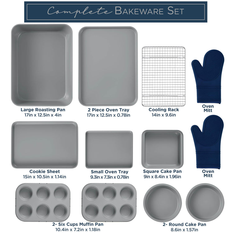 Nonstick Stackable Bakeware Set