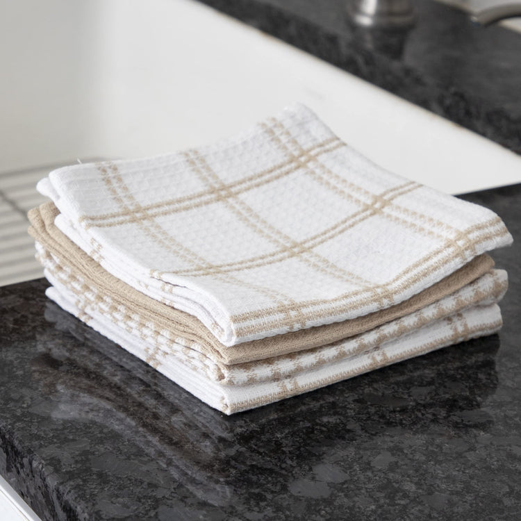 Premium Waffle Dish Cloths (4 Count)