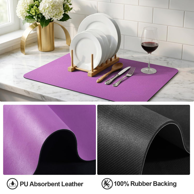 Dish Drying Mat for Kitchen Counter