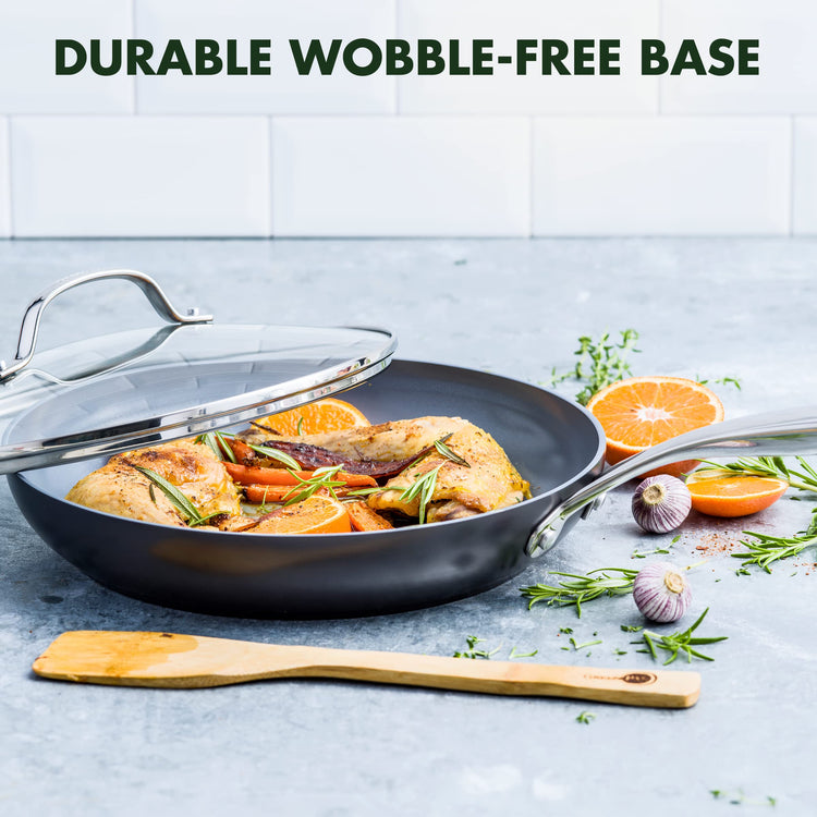 Valencia Pro 10" Ceramic Nonstick Frying Pan with Lid