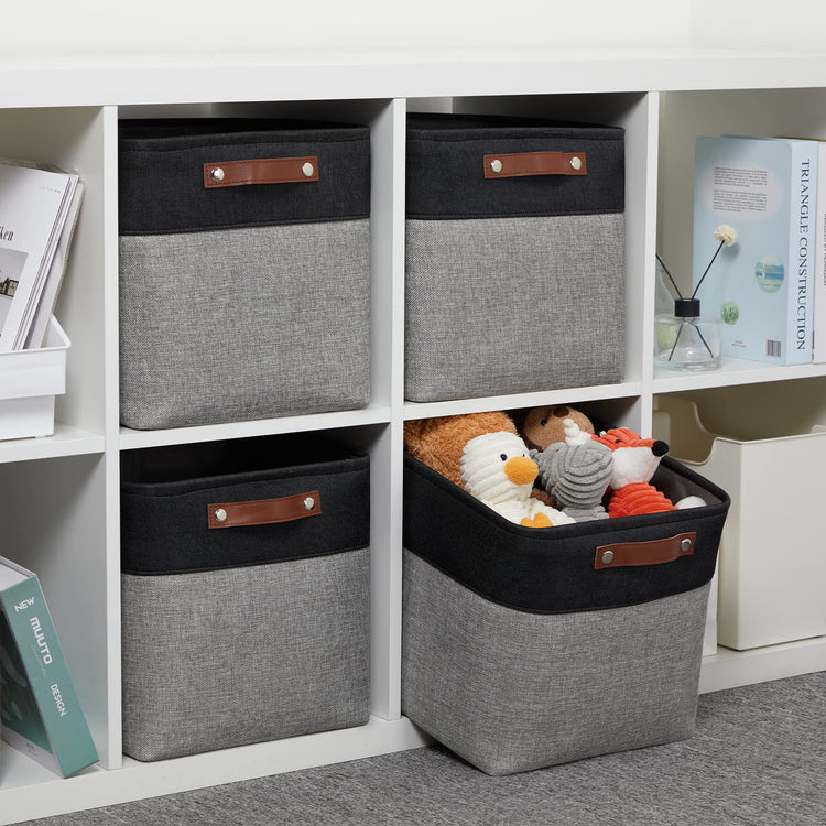 Cube Collapsible Storage Bins (4 Count)