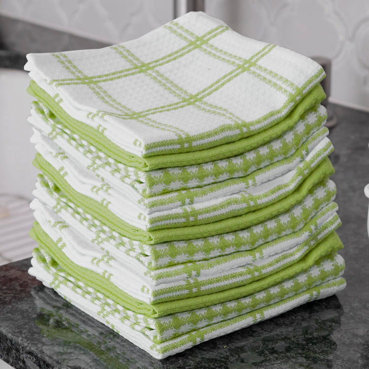 Premium Waffle Dish Cloths (12 Count)