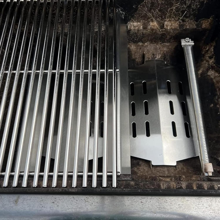 Genesis Grill Parts 17.5" Flavorizer Bars Heat Deflector for Weber Genesis 300 Series Weber E310 E320 E330 EP310 EP320 EP330 Front Control, Grill Replacement Parts for Weber 7620 7622 Accessories