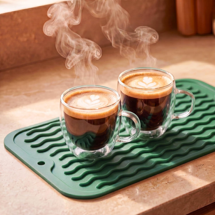 Silicone Dish Drying Mat for Multiple Usage