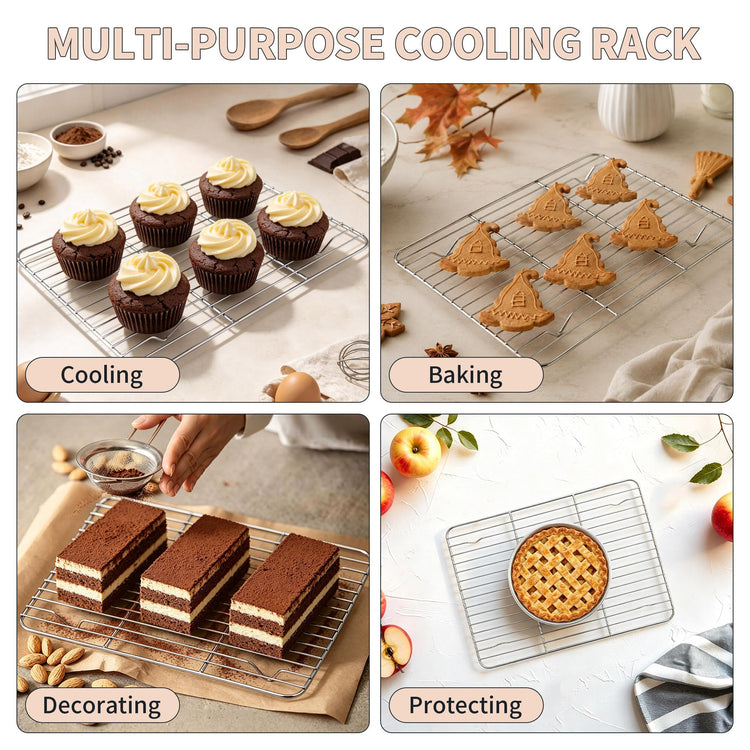 Stainless Steel Baking Sheet with Rack Set