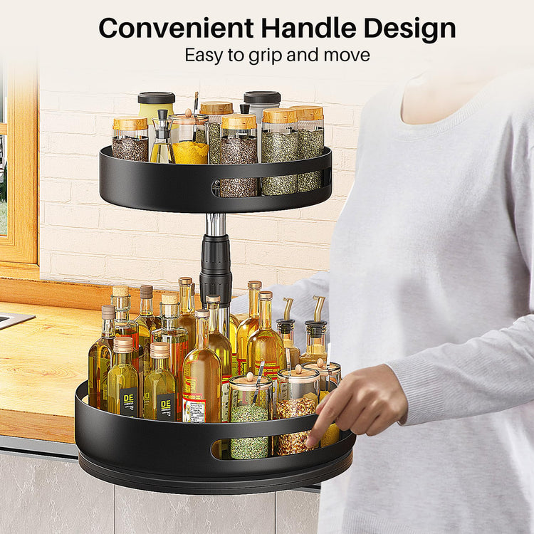 Lazy Susan Spice Rack Organizer for Cabinet