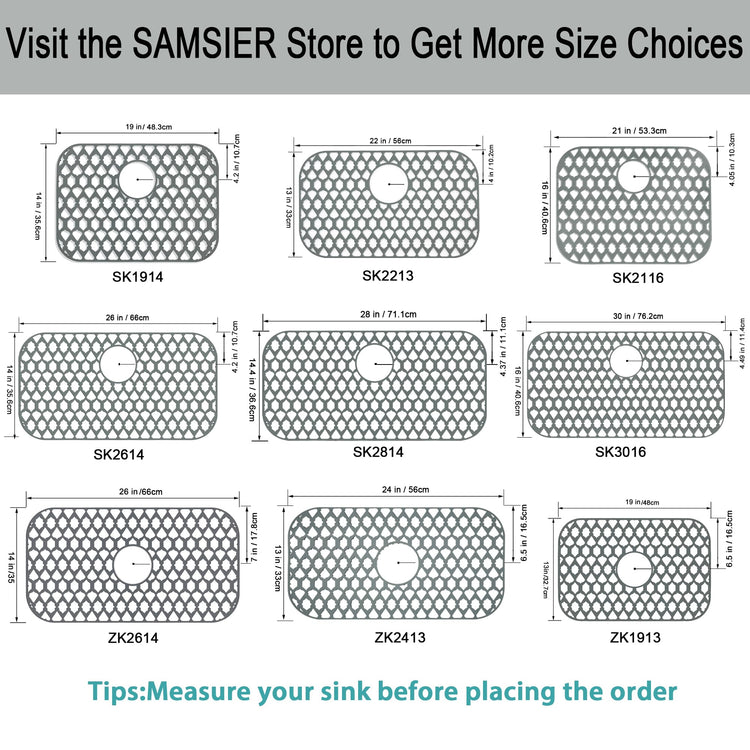 Silicone Kitchen Sink Protectors Mats