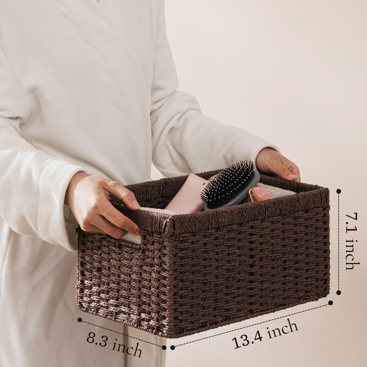 3 Pack Wicker Basket (3 Count)
