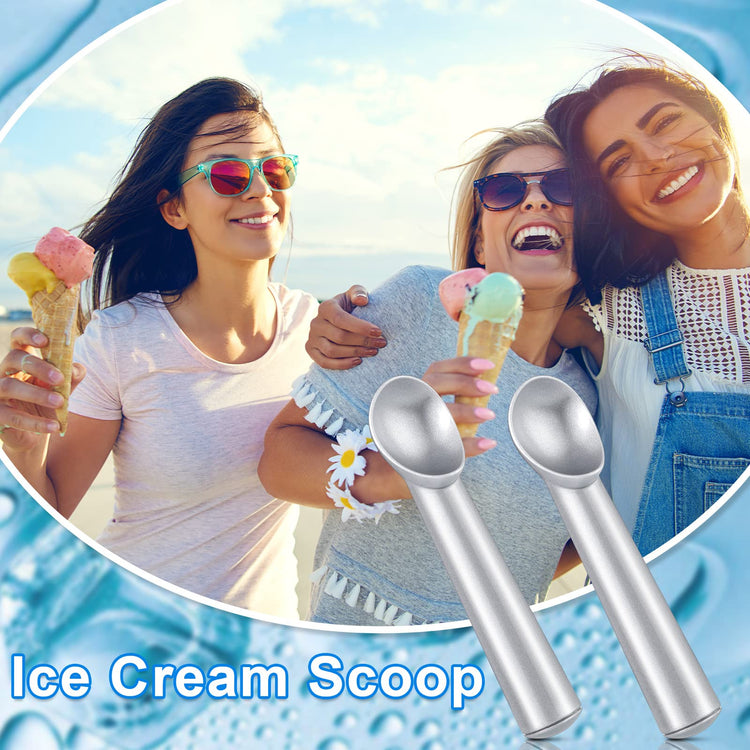 3 Pack Ice Cream Scoops 7 Inch Aluminum Scoop Set (3 Count)