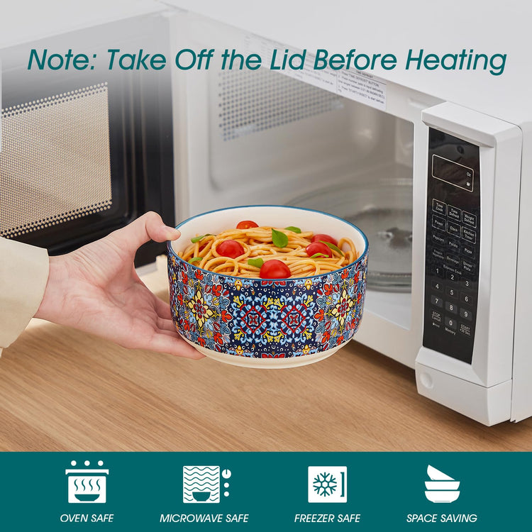 SIMI Serving Bowls with Lids (4 Count)