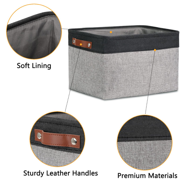 Fabric Baskets for Storage (3 Count)
