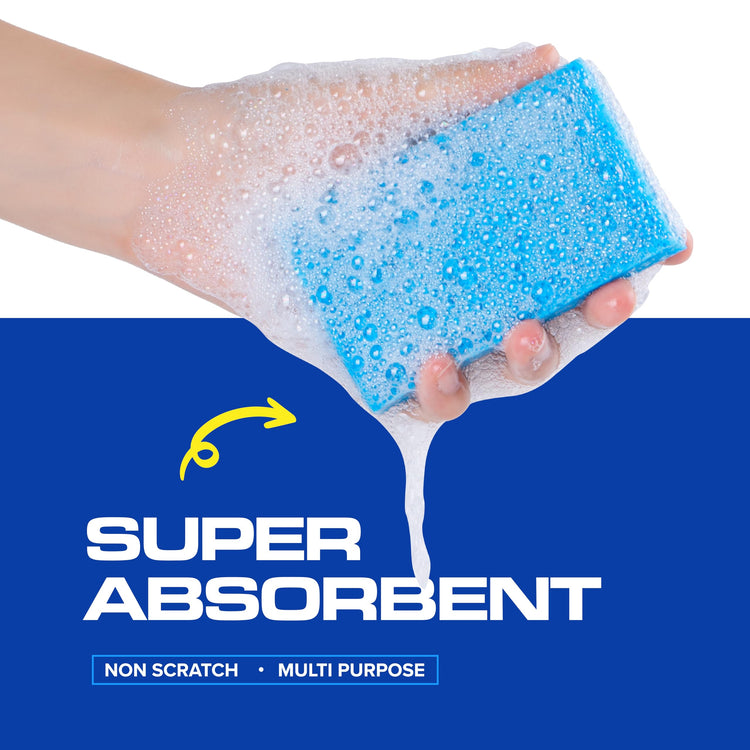 48 Count Sponges Kitchen for Dishes Cleaning