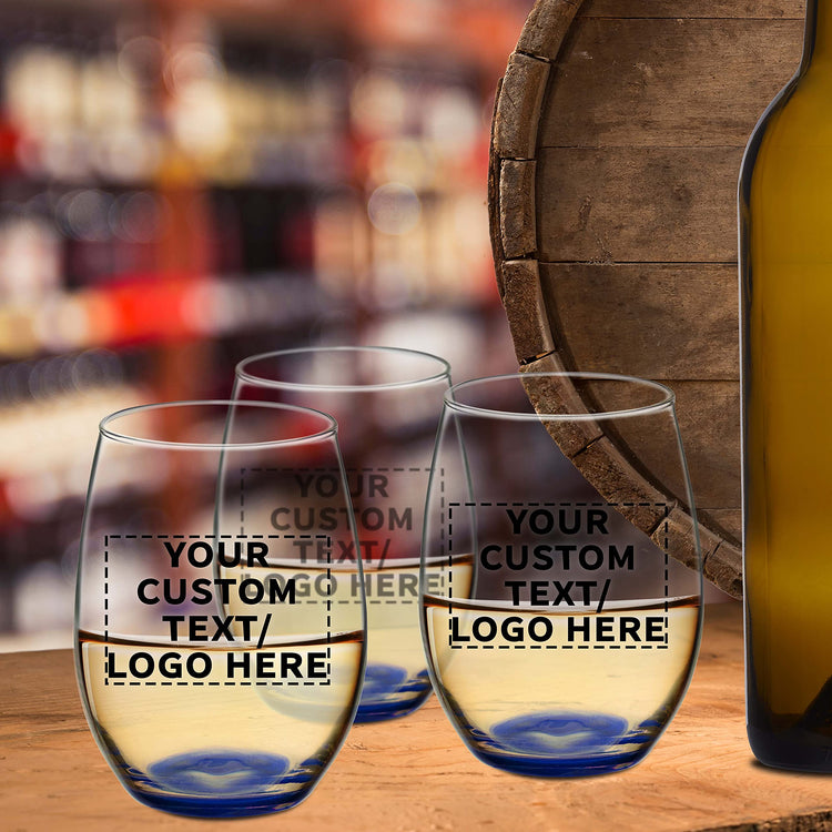 100 ARC Stemless Wine Glasses Set (100 Count)