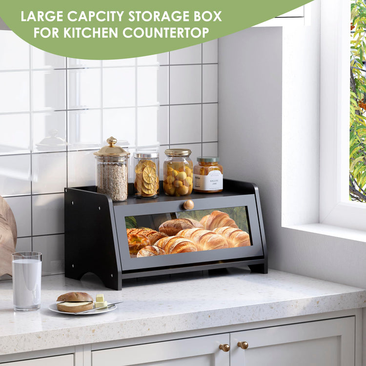 Bread Box for Kitchen Countertop
