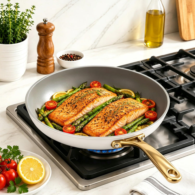 7 Piece Ceramic Cookware Set