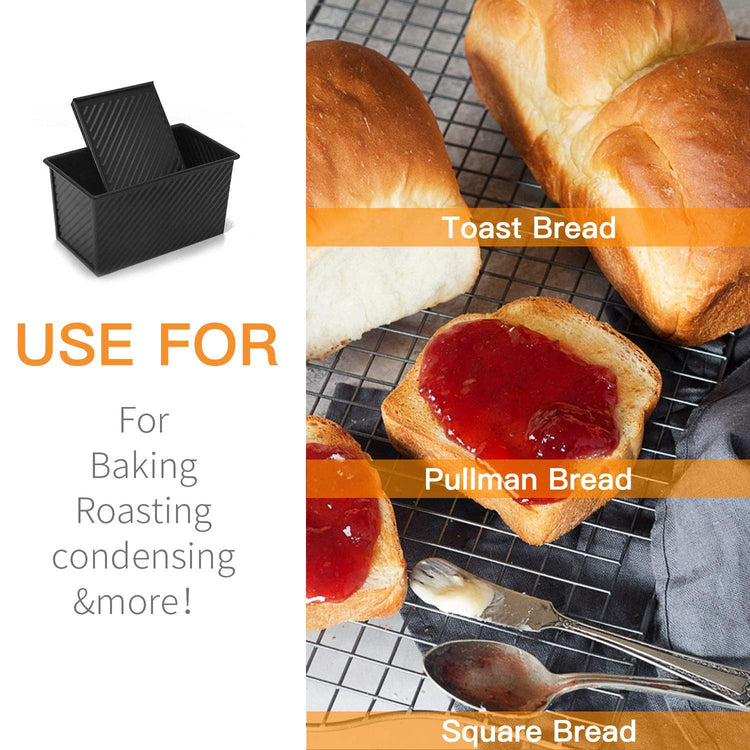 Pullman Loaf Pan with Lid 2 Pcs (2 Count)