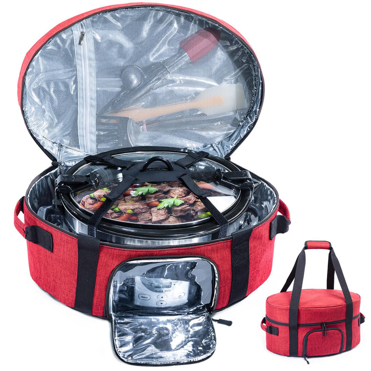 Insulated Slow Cooker Carrying Bag for 6