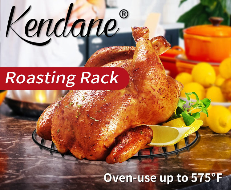 Roasting Rack with Integrated Feet