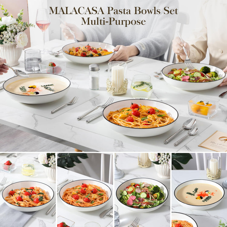 10" Large Pasta Bowls (4 Count)