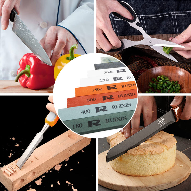 RUIXIN PRO 8 Pcs Knife Sharpening Stones for RUIXIN PRO RX (8 Count)