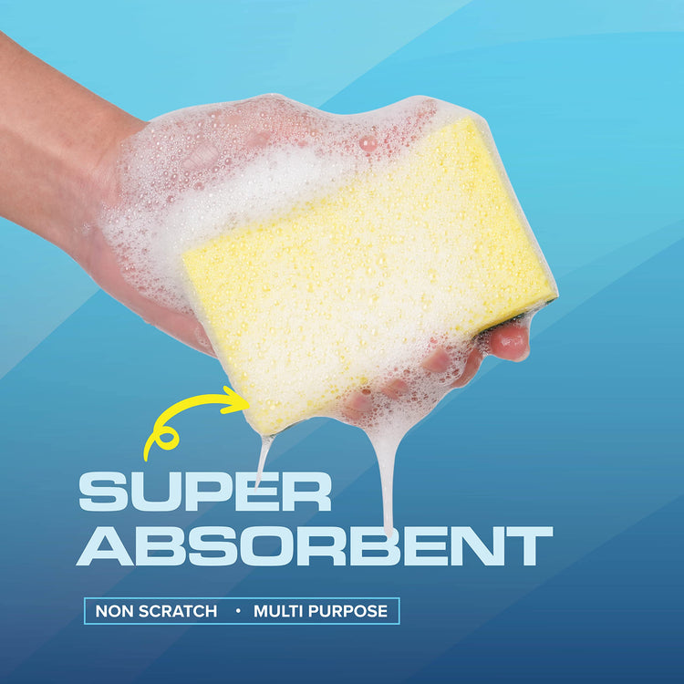 48 Pack Heavy Duty Scrub Sponges (48 Count)
