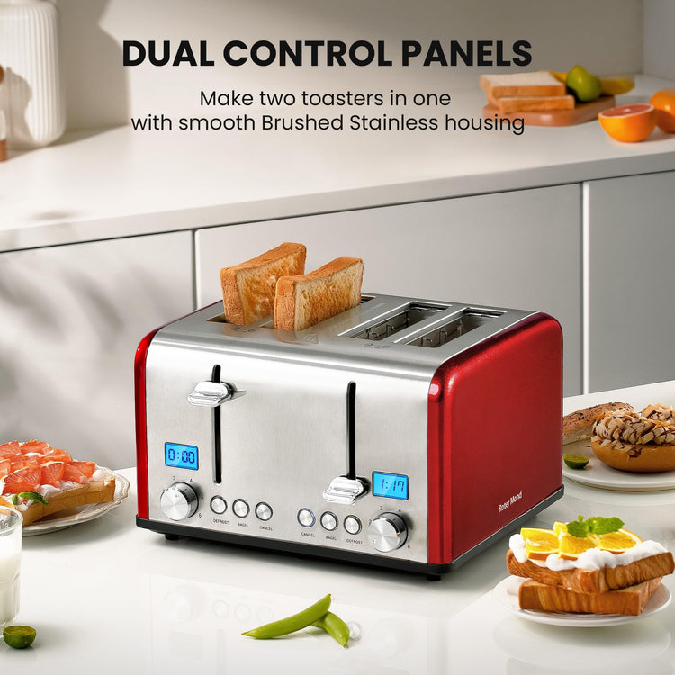 Countdown Stainless Steel 4 Slice Toaster with Bagel