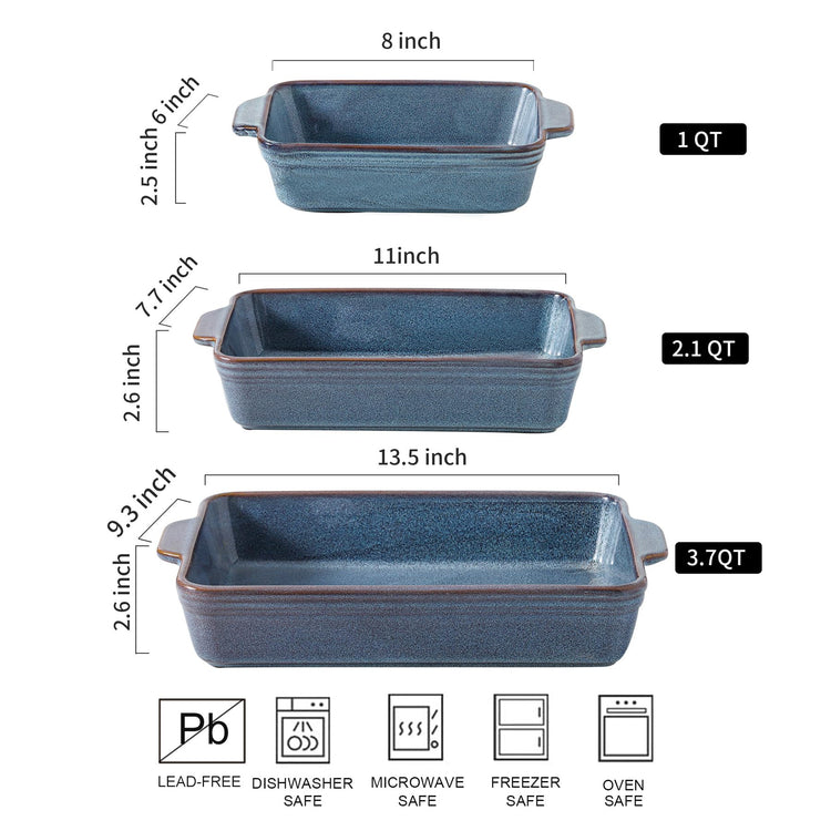 9x13 Baking Dish Set